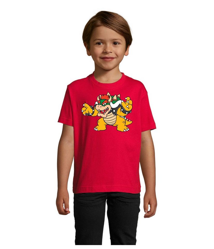 Blondie & Brownie T-Shirt Kinder Bowser Mario Yoshi Luigi Game Gamer Konsole Retro von Blondie & Brownie