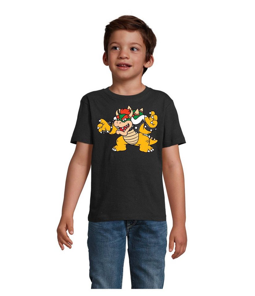 Blondie & Brownie T-Shirt Kinder Bowser Mario Yoshi Luigi Game Gamer Konsole Retro von Blondie & Brownie