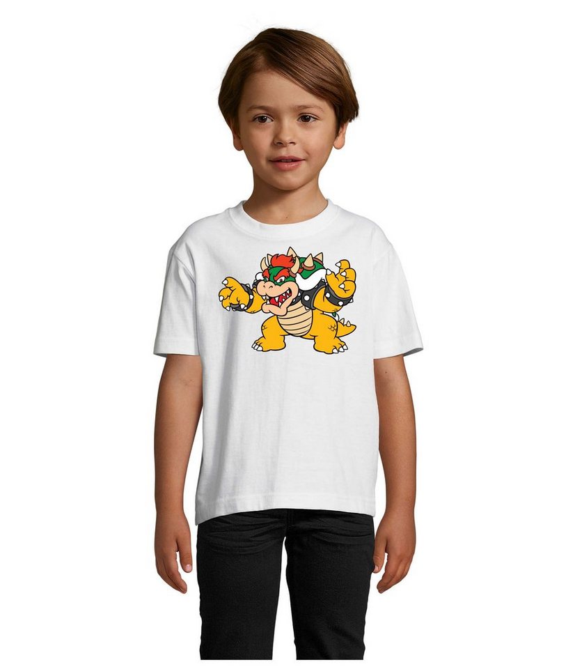 Blondie & Brownie T-Shirt Kinder Bowser Mario Yoshi Luigi Game Gamer Konsole Retro von Blondie & Brownie