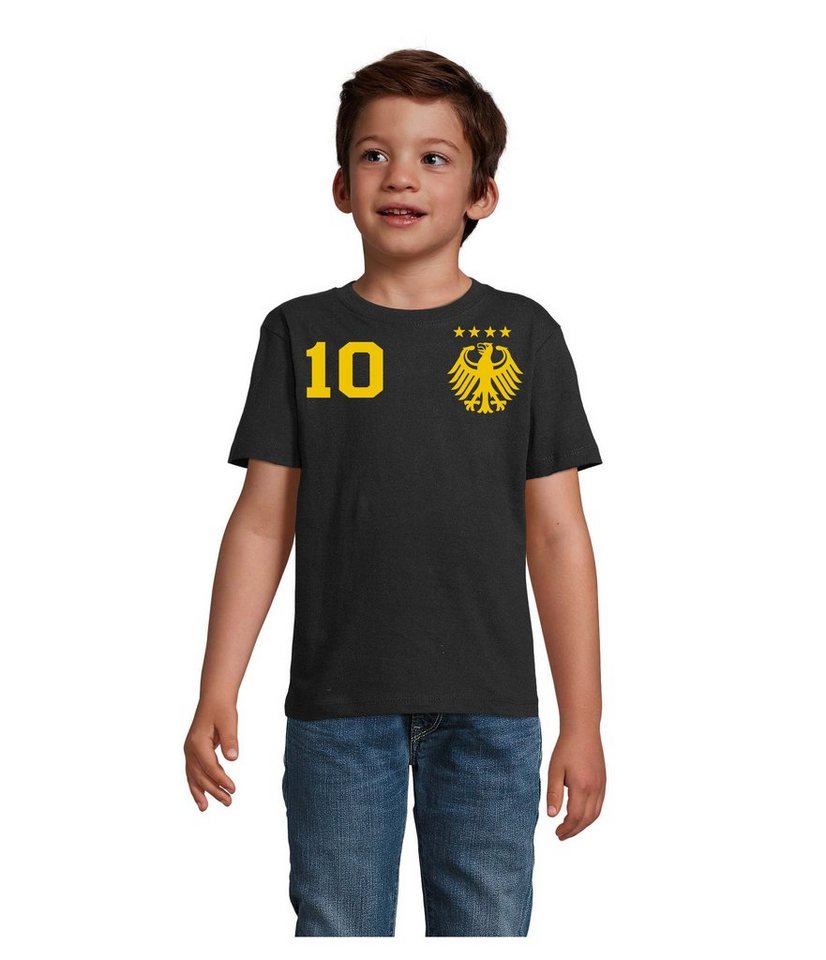 Blondie & Brownie T-Shirt Kinder Deutschland Germany Sport Trikot Fußball Meister EM von Blondie & Brownie