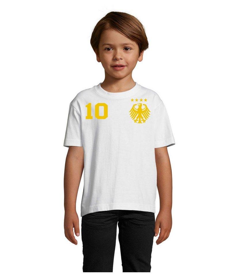 Blondie & Brownie T-Shirt Kinder Deutschland Germany Sport Trikot Fußball Meister EM von Blondie & Brownie