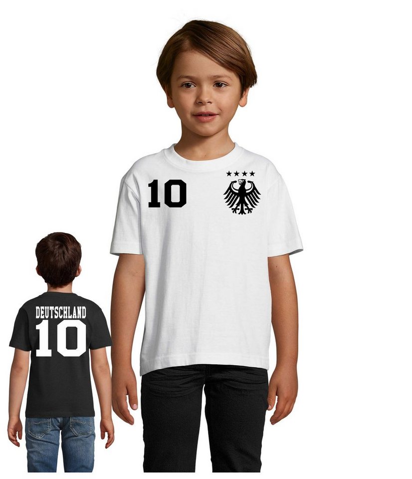 Blondie & Brownie T-Shirt Kinder Deutschland Germany Sport Trikot Fußball Meister EM von Blondie & Brownie