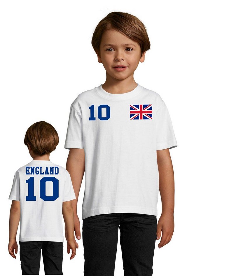 Blondie & Brownie T-Shirt Kinder England United Kingdom EM Sport Trikot Fußball Meister WM von Blondie & Brownie