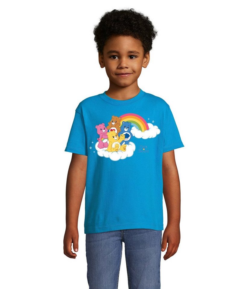 Blondie & Brownie T-Shirt Kinder Glücksbärchis Care Bears Hab-Dich-lieb Bärchis Wolkenland von Blondie & Brownie