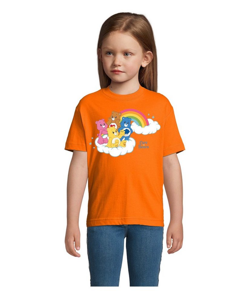 Blondie & Brownie T-Shirt Kinder Glücksbärchis Care Bears Hab-Dich-lieb Bärchis Wolkenland von Blondie & Brownie