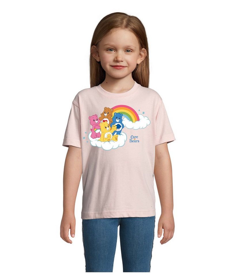 Blondie & Brownie T-Shirt Kinder Glücksbärchis Care Bears Hab-Dich-lieb Bärchis Wolkenland von Blondie & Brownie