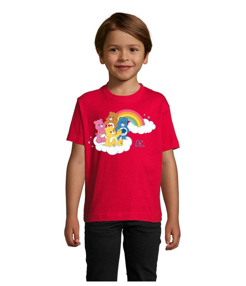 Blondie & Brownie T-Shirt Kinder Glücksbärchis Care Bears Hab-Dich-lieb Bärchis Wolkenland von Blondie & Brownie