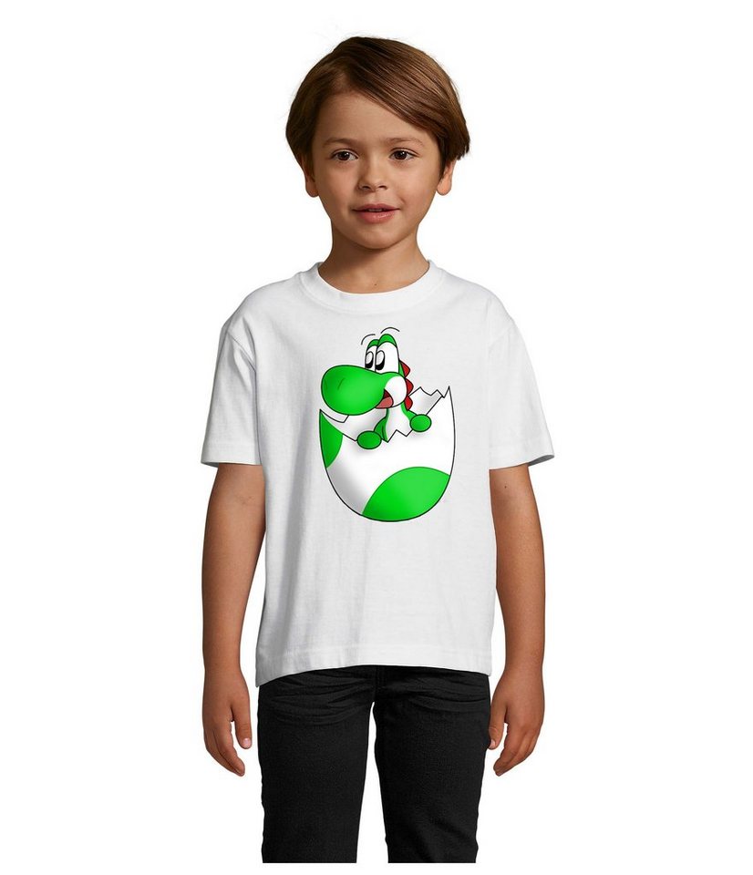 Blondie & Brownie T-Shirt Kinder Jungen & Mädchen Baby Yoshi Ei Mario Konsole Gaming von Blondie & Brownie