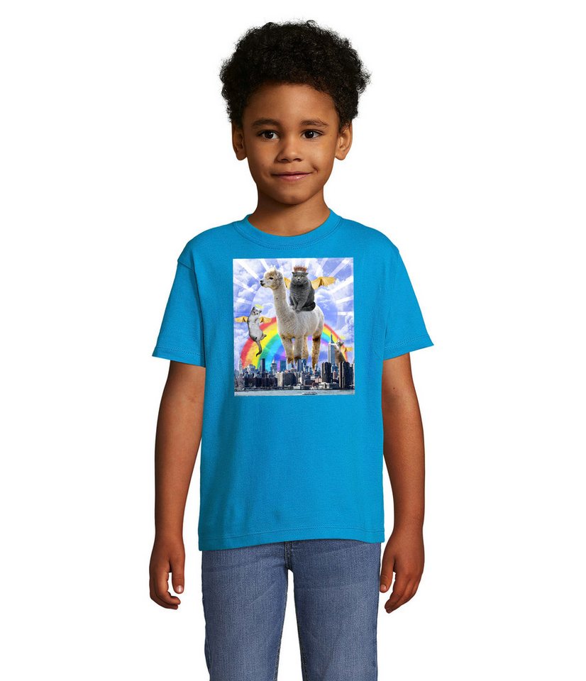 Blondie & Brownie T-Shirt Kinder Jungen & Mädchen Cat Angel Katzen Engel Print in vielen Farben Blondie & Brownie T-Shirt Kinder Jungen & Mädchen Cat Angel Katzen Engel Print in vielen Farben von Blondie & Brownie