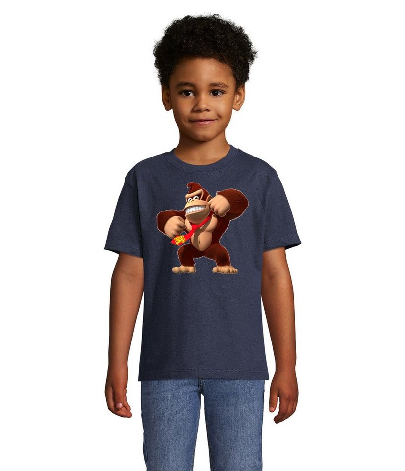 Blondie & Brownie T-Shirt Kinder Jungen & Mädchen Donkey Kong Gorilla Affe Retro Konsole in vielen Farben von Blondie & Brownie