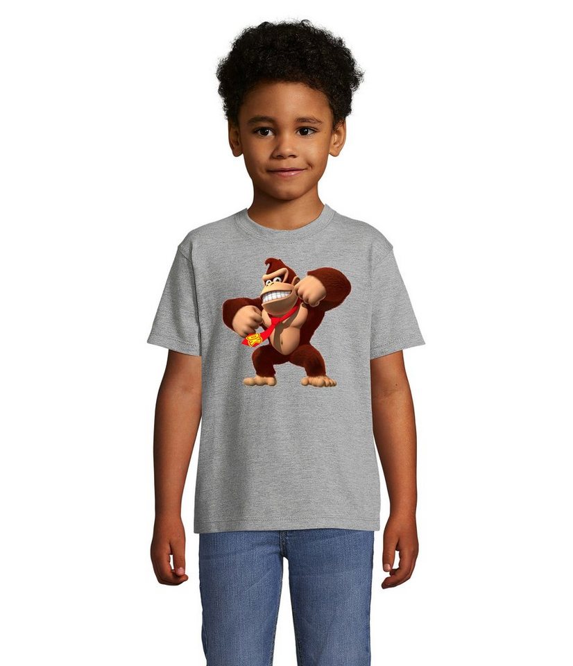 Blondie & Brownie T-Shirt Kinder Jungen & Mädchen Donkey Kong Gorilla Affe Retro Konsole in vielen Farben von Blondie & Brownie