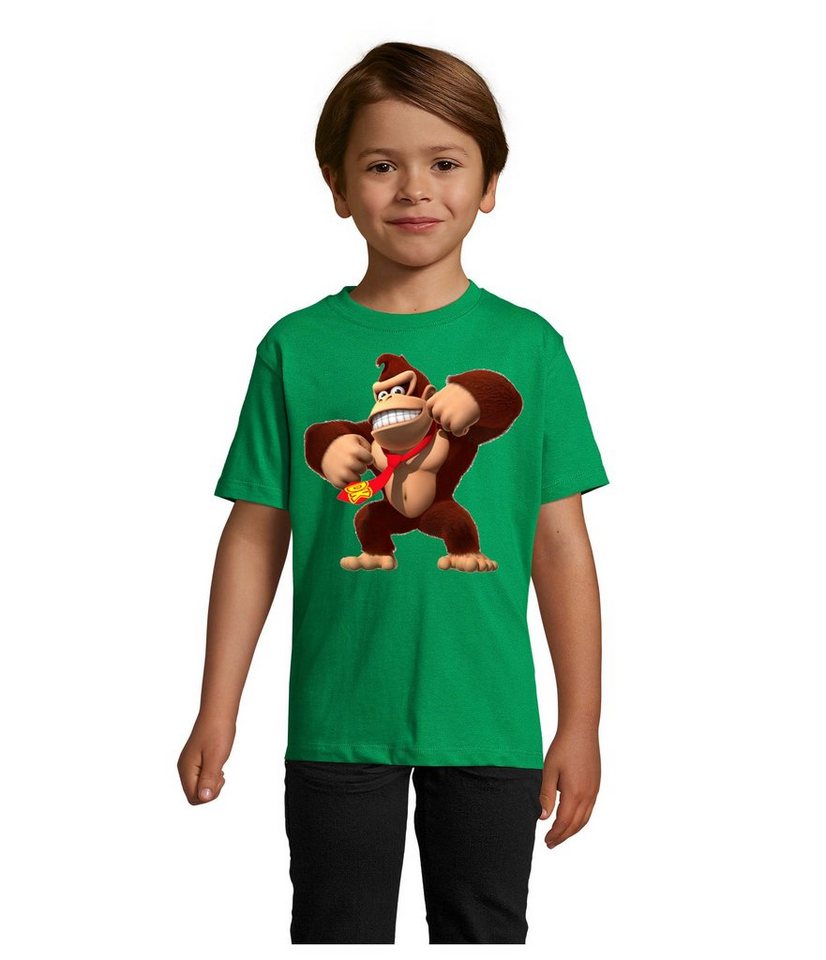 Blondie & Brownie T-Shirt Kinder Jungen & Mädchen Donkey Kong Gorilla Affe Retro Konsole in vielen Farben von Blondie & Brownie