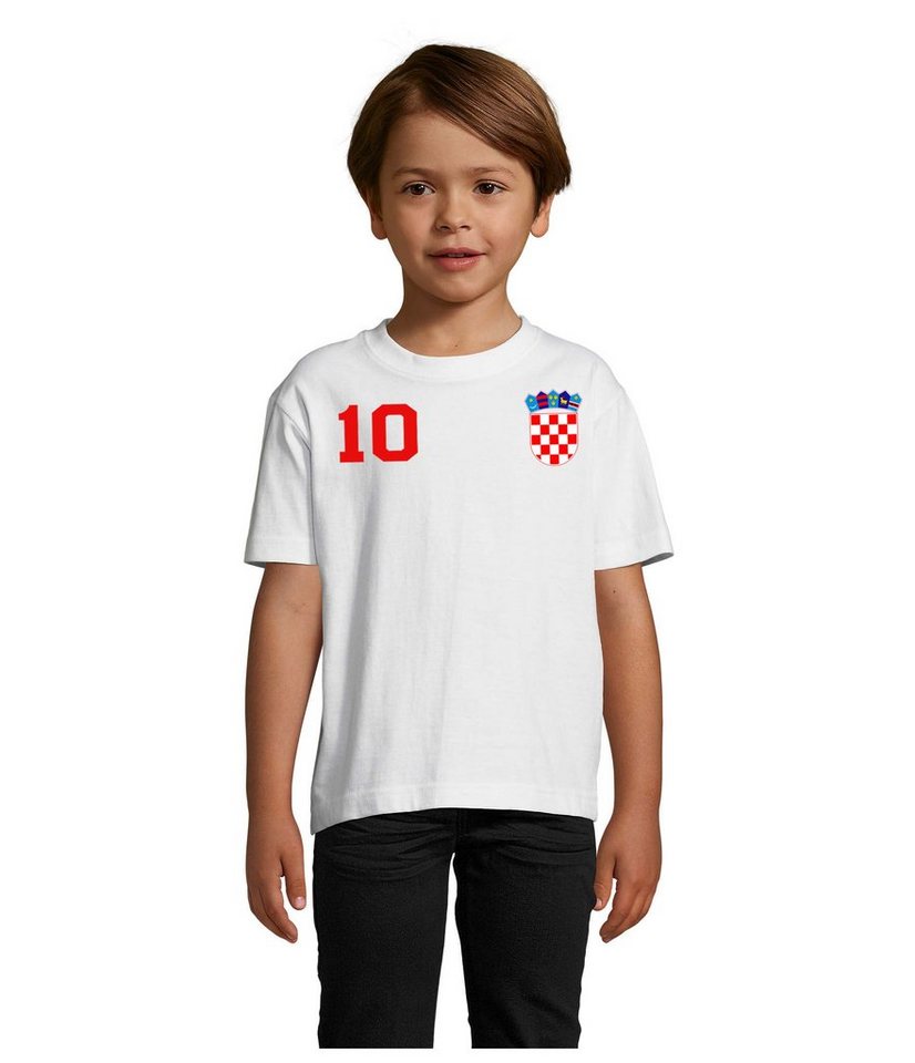 Blondie & Brownie T-Shirt Kinder Kroatien Hrvatska Sport Trikot Fußball Meister WM Europa EM von Blondie & Brownie