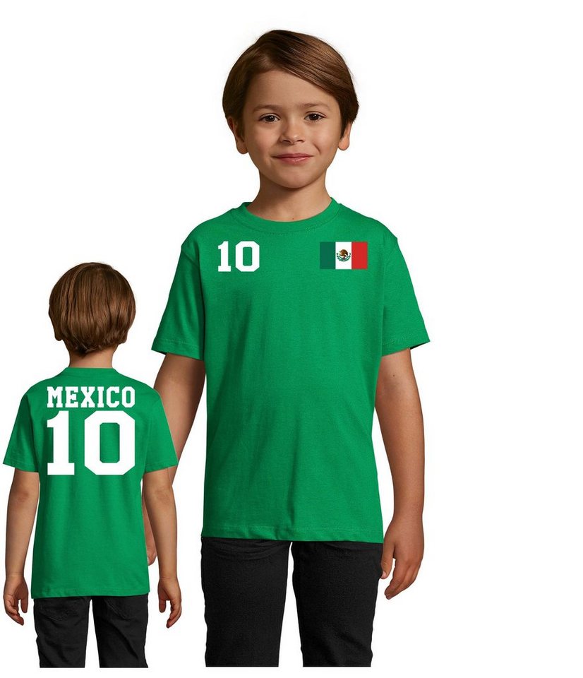 Blondie & Brownie T-Shirt Kinder Mexiko Mexico Sport Trikot Fußball Meister WM Copa America von Blondie & Brownie