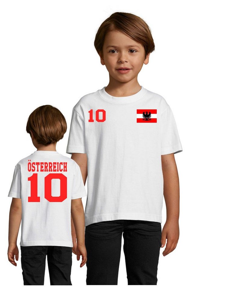 Blondie & Brownie T-Shirt Kinder Österreich Austria Sport Trikot Fußball Meister WM EM von Blondie & Brownie