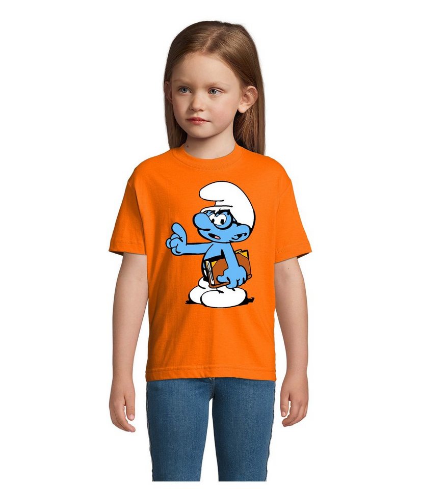 Blondie & Brownie T-Shirt Kinder Schlaubi Schlumpf Buch Schlumpfhausen Schlumpfine von Blondie & Brownie