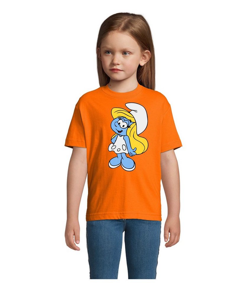 Blondie & Brownie T-Shirt Kinder Schlumpfine Schlumpf Schlumpfhausen Papa Schlumpf Smurf von Blondie & Brownie