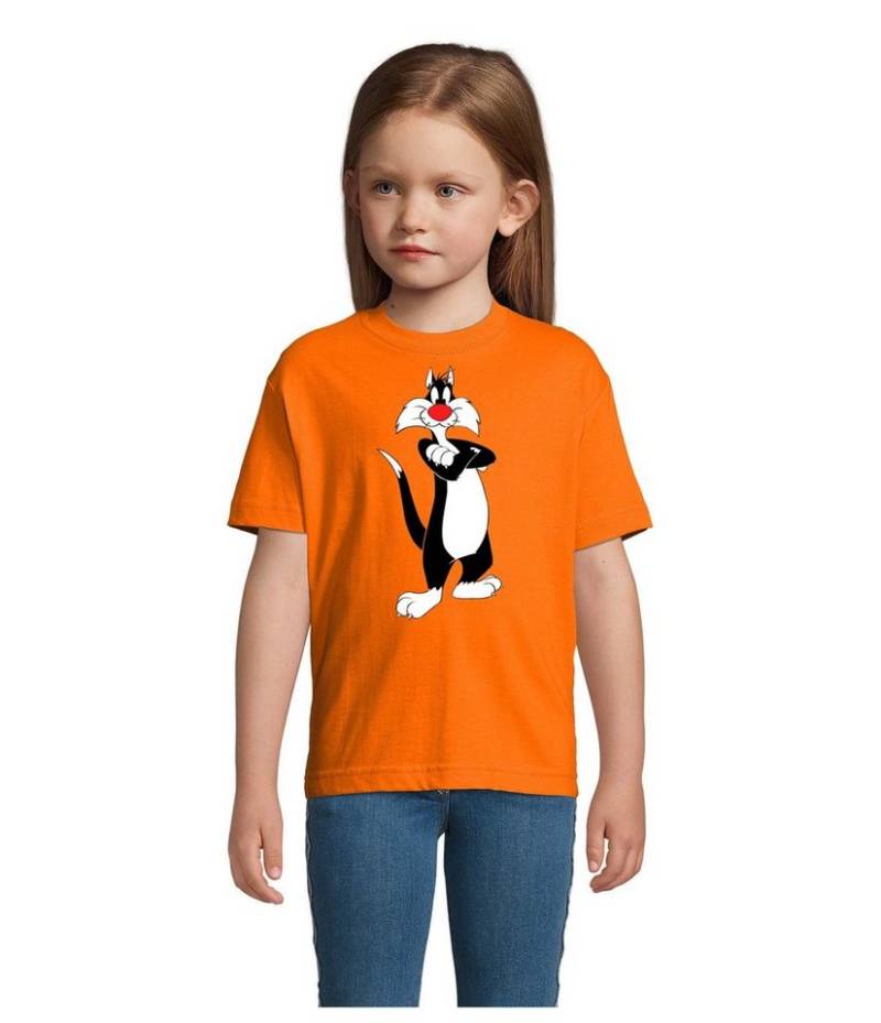Blondie & Brownie T-Shirt Kinder Silvester Tweety Looney Cartoon Daffy Duck von Blondie & Brownie