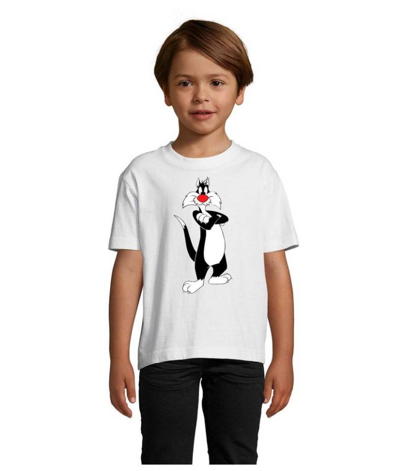 Blondie & Brownie T-Shirt Kinder Silvester Tweety Looney Cartoon Daffy Duck von Blondie & Brownie