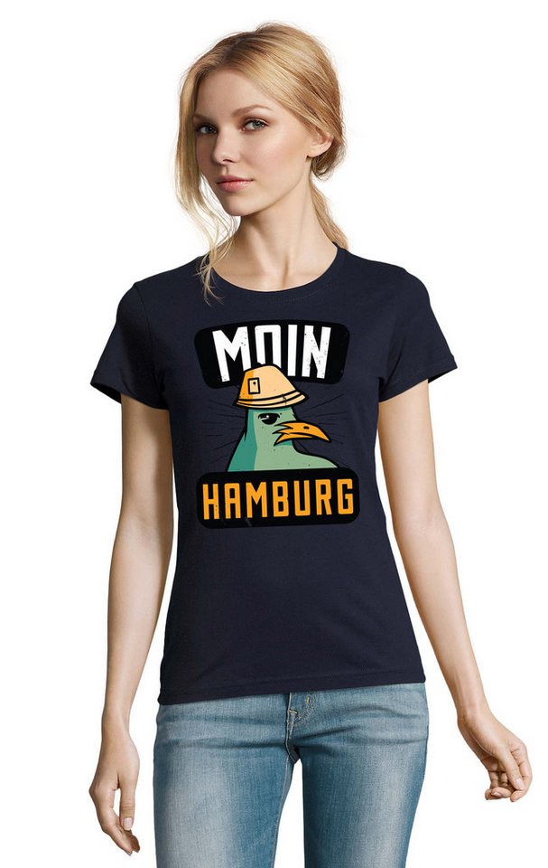 Blondie & Brownie T-Shirt Moin Hamburg Seemöwe Freiheit See Damen Shirt Fun Motiv in vielen Farben Blondie & Brownie T-Shirt Moin Hamburg Seemöwe Freiheit See Damen Shirt Fun Motiv in vielen Farben von Blondie & Brownie