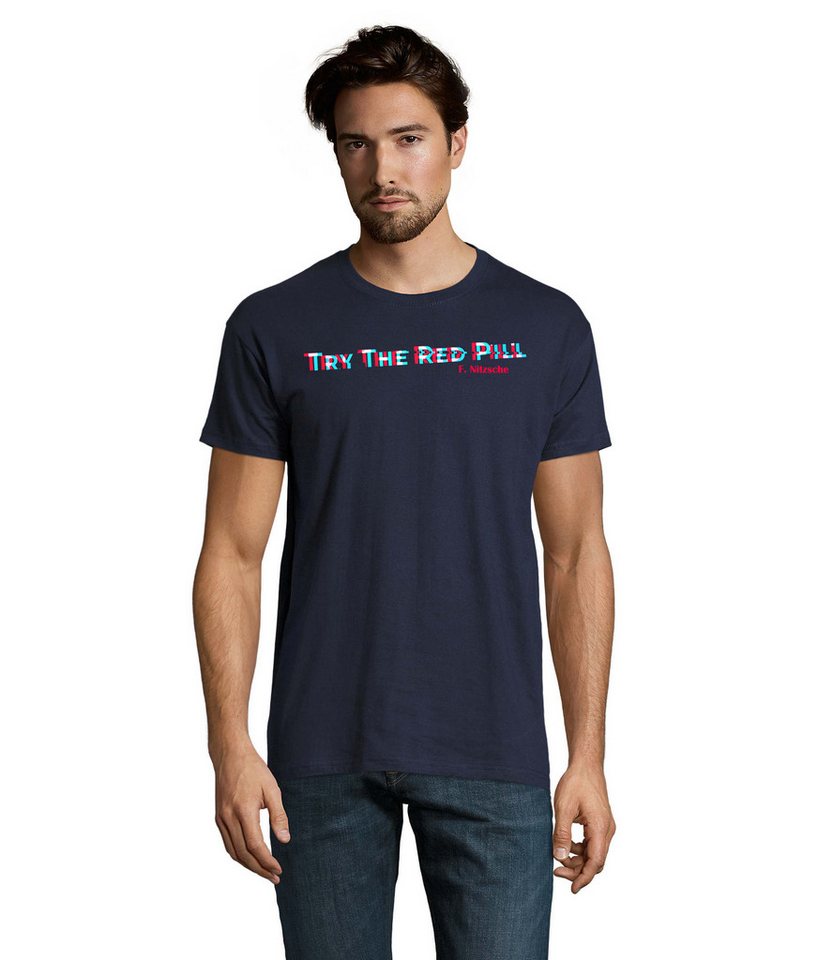Blondie & Brownie T-Shirt Nietzsche Red Pill Wähle Wahrheit Philosophie Blondie & Brownie T-Shirt Nietzsche Red Pill Wähle Wahrheit Philosophie von Blondie & Brownie