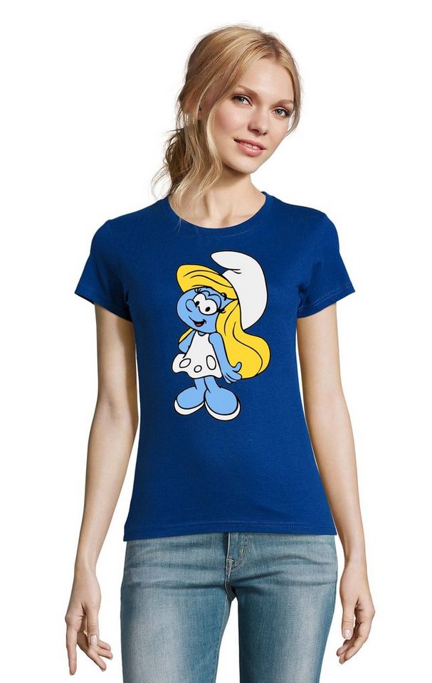 Blondie & Brownie T-Shirt Schlumpfine Schlumpf Papa Schlumpf Schlumpfhausen Smurf Schlumpfine von Blondie & Brownie