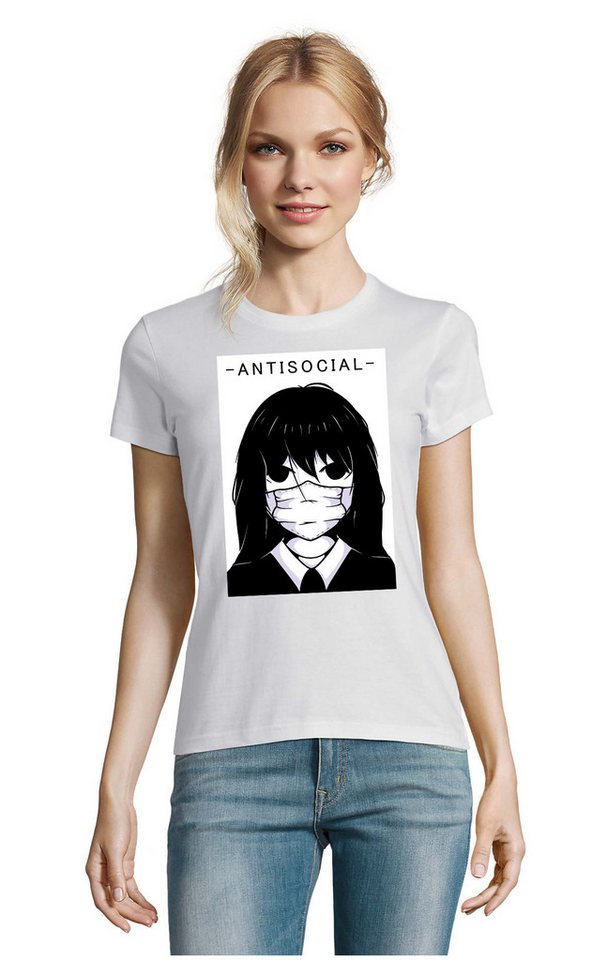 Blondie & Brownie T-Shirt Süßes Anime Manga Japan Goth Punk Antisocial Damen Shirt Motiv in vielen Farben Blondie & Brownie T-Shirt Süßes Anime Manga Japan Goth Punk Antisocial Damen Shirt Motiv in vielen Farben von Blondie & Brownie