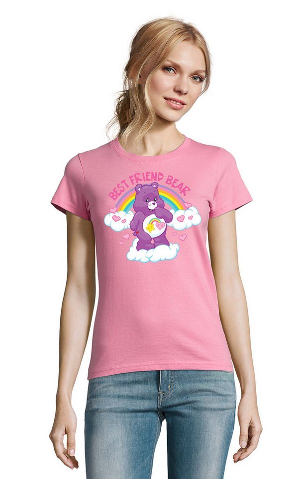 Blondie & Brownie T-Shirt Süßes Best Friend Bear Care Glücksbärchis Fun Damen Motiv in vielen Farben von Blondie & Brownie