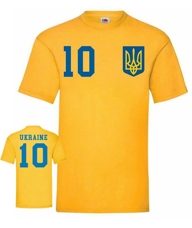 Blondie & Brownie T-Shirt Ukraine Ukraina Sport Trikot Fußball Meister WM Europa von Blondie & Brownie