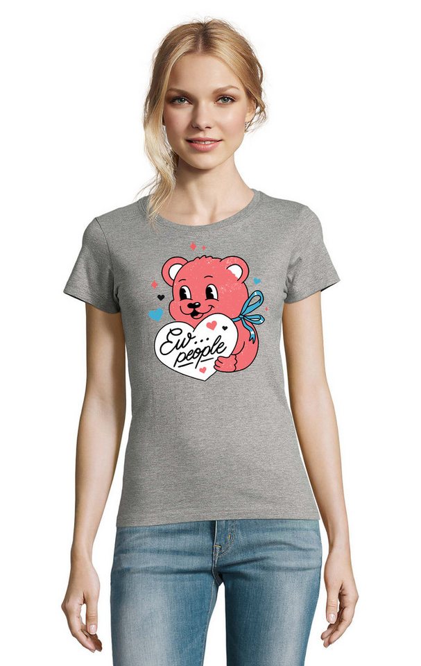 Blondie & Brownie T-Shirt ew Menschen People Bärchen Teddy süßes Damen Fun Shirt in vielen Farben von Blondie & Brownie