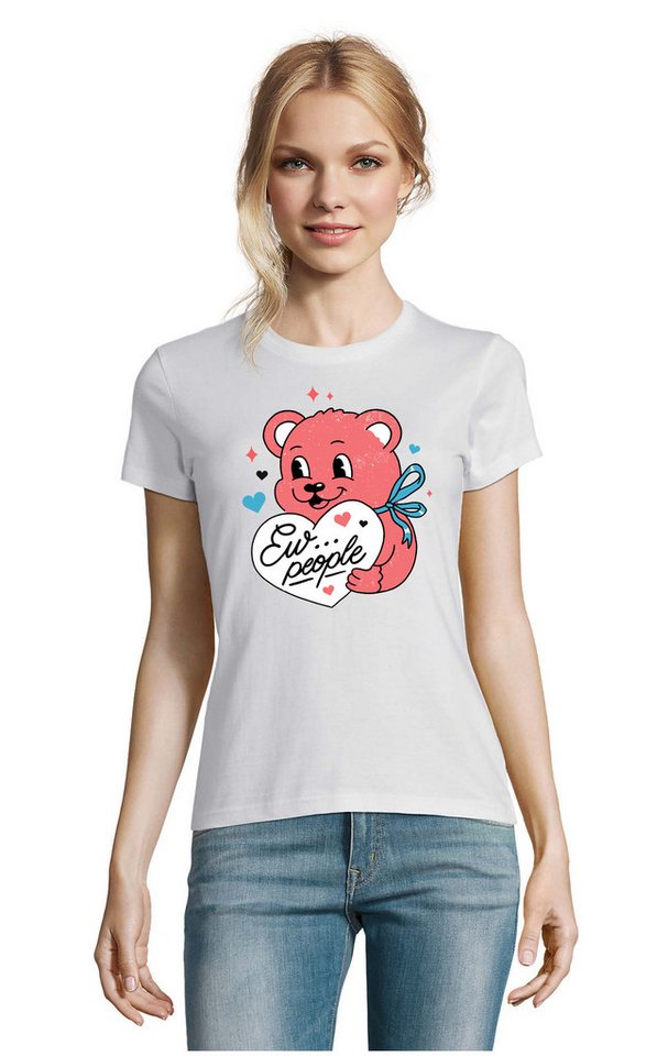 Blondie & Brownie T-Shirt ew Menschen People Bärchen Teddy süßes Damen Fun Shirt in vielen Farben von Blondie & Brownie