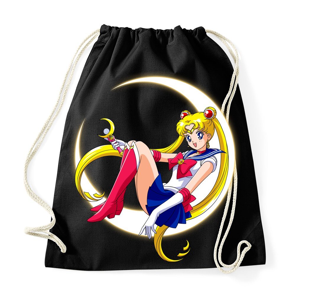 Blondie & Brownie Turnbeutel aus Baumwolle Fun Comic Sailor Moon Anime Manga von Blondie & Brownie