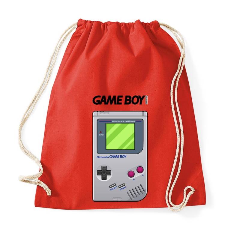 Blondie & Brownie Turnbeutel aus Baumwolle Game Boy Retro Nintendo Konsole Gamer von Blondie & Brownie