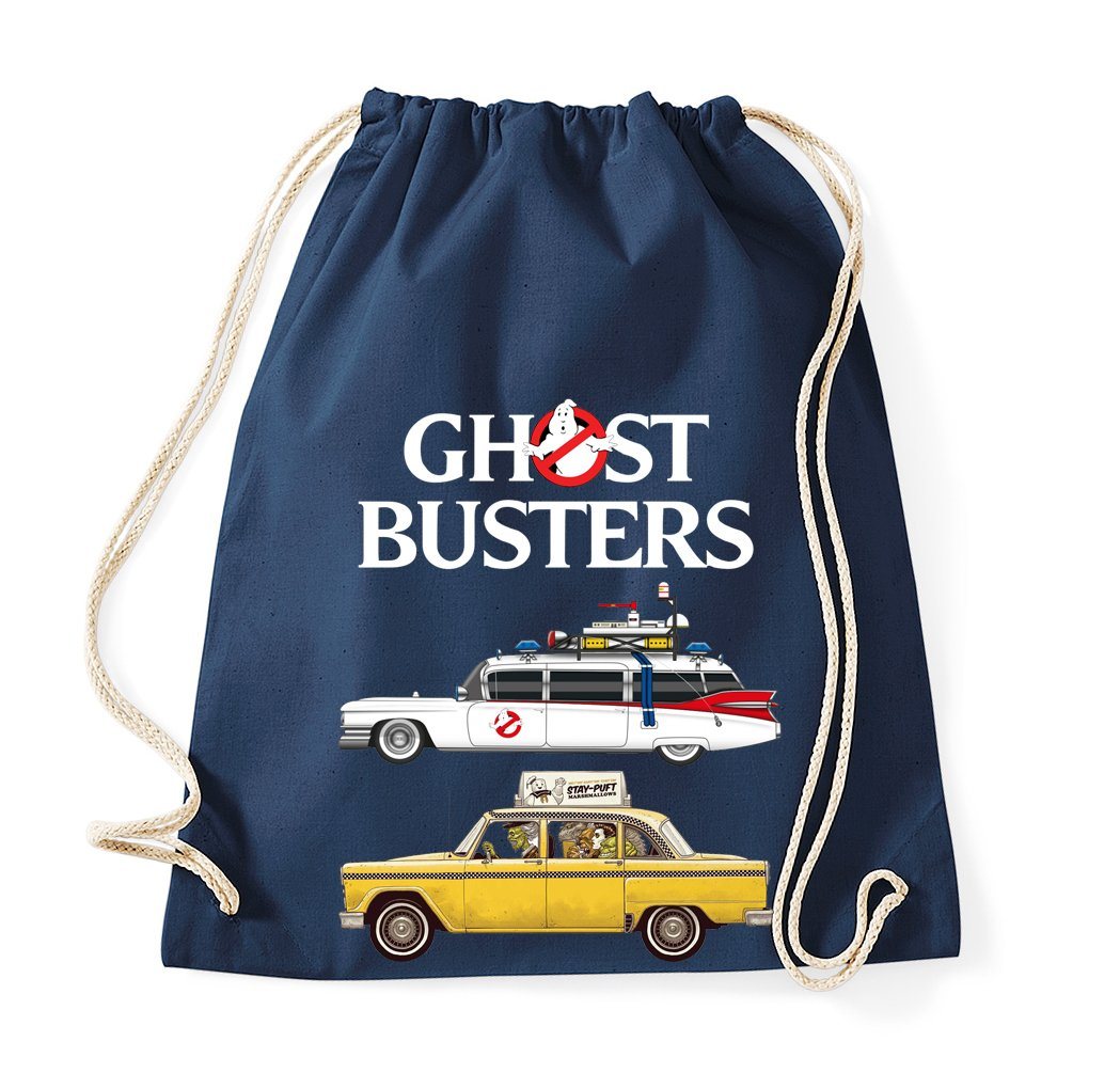 Blondie & Brownie Turnbeutel aus Baumwolle Ghostbusters Cars Auto Geisterjäger Geister Ghost von Blondie & Brownie