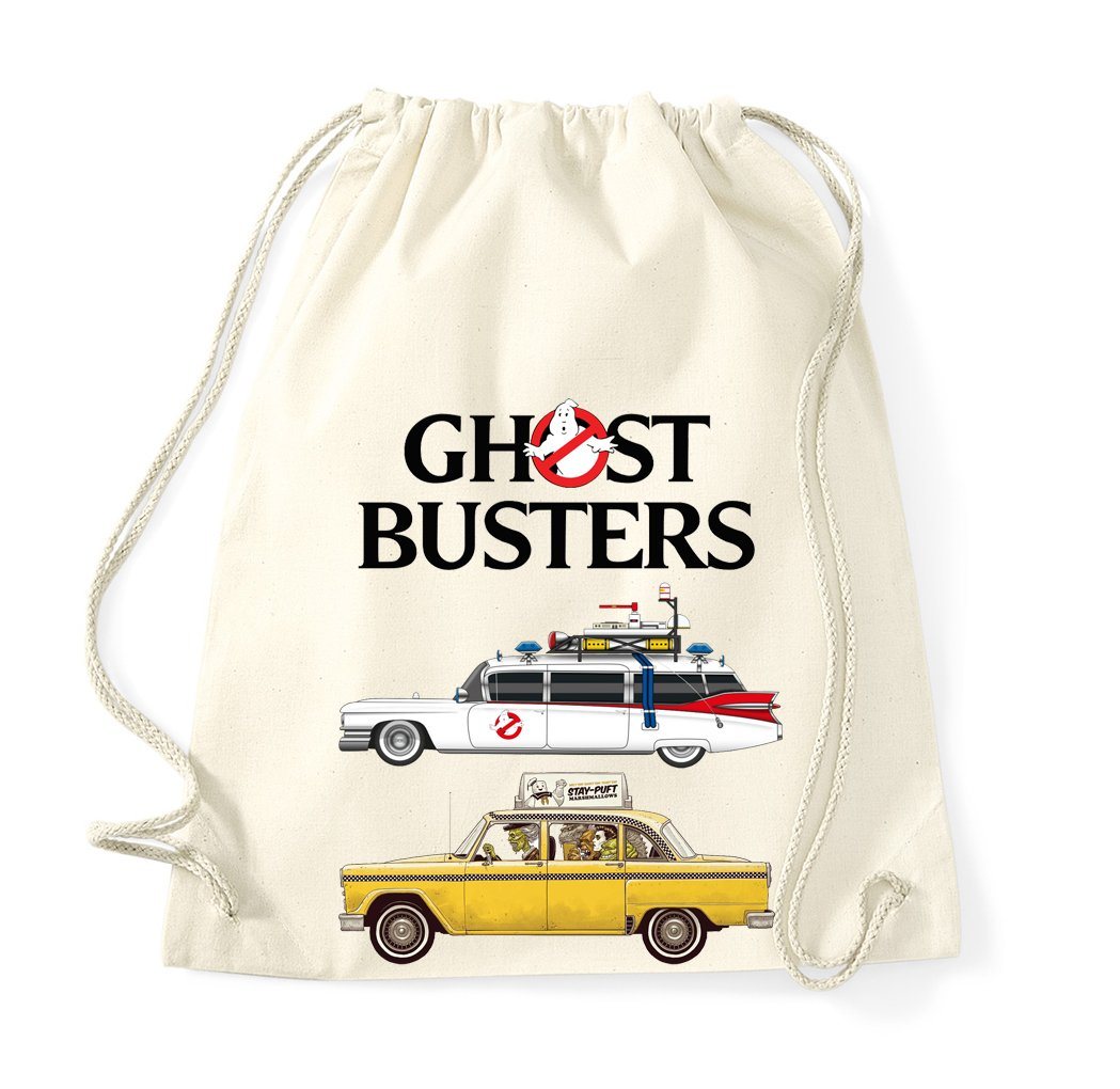 Blondie & Brownie Turnbeutel aus Baumwolle Ghostbusters Cars Auto Geisterjäger Geister Ghost von Blondie & Brownie