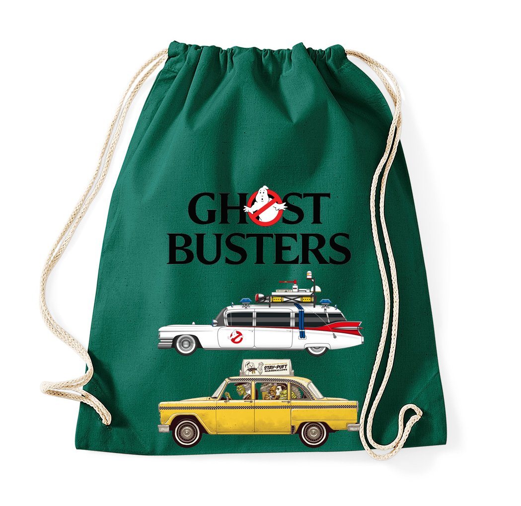 Blondie & Brownie Turnbeutel aus Baumwolle Ghostbusters Cars Auto Geisterjäger Geister Ghost von Blondie & Brownie