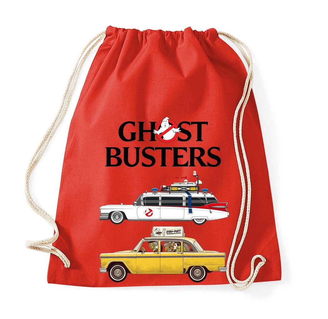 Blondie & Brownie Turnbeutel aus Baumwolle Ghostbusters Cars Auto Geisterjäger Geister Ghost von Blondie & Brownie