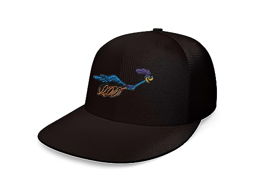 Blondie & Brownie Unisex Cap Snapback, Road Runner, Schwarz von Blondie & Brownie