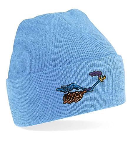 Blondie & Brownie Winter Herbst Beanie Mütze Road Runner, Hellblau von Blondie & Brownie