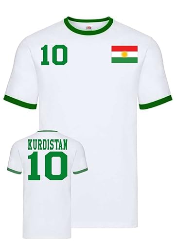 Fun Fan T-Shirt Herren Kurdistan Größe L von Blondie & Brownie