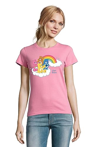 Fun T-Shirt Damen Glücksbärchis Rosa Größe S von Blondie & Brownie