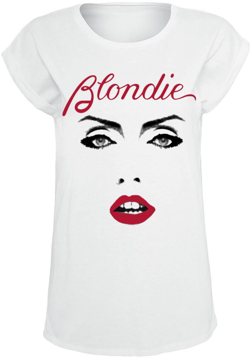 Blondie T-Shirt - Beauty - M bis XXL - für Damen - Größe XXL - weiß  - Lizenziertes Merchandise! von Blondie