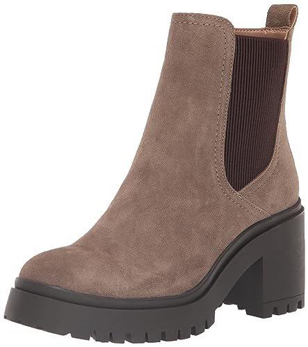 Blondo Damen Raquel Waterproof Chelsea Boot, Dunkeltaupe Wildleder, 39.5 EU von Blondo