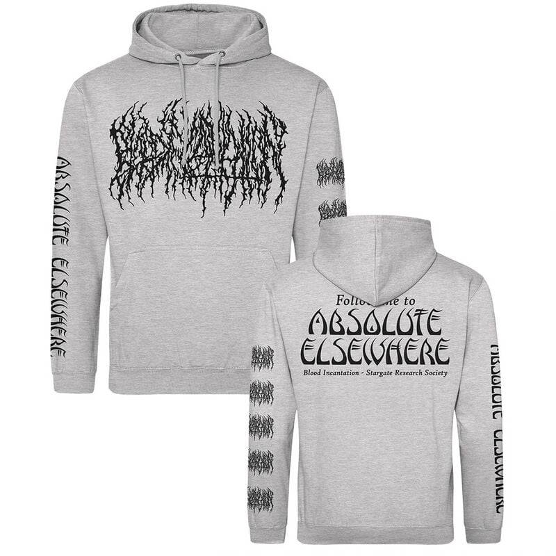 Blood Incantation Kapuzenpullover - Stargate - S bis XXL - für Männer - Größe XL - grau  - Lizenziertes Merchandise! Blood Incantation Kapuzenpullover - Stargate - S bis XXL - für Männer - Größe XL - grau  - Lizenziertes Merchandise! von Blood Incantation