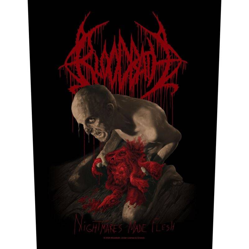 Bloodbath Nightmares made flesh Backpatch multicolor von Bloodbath