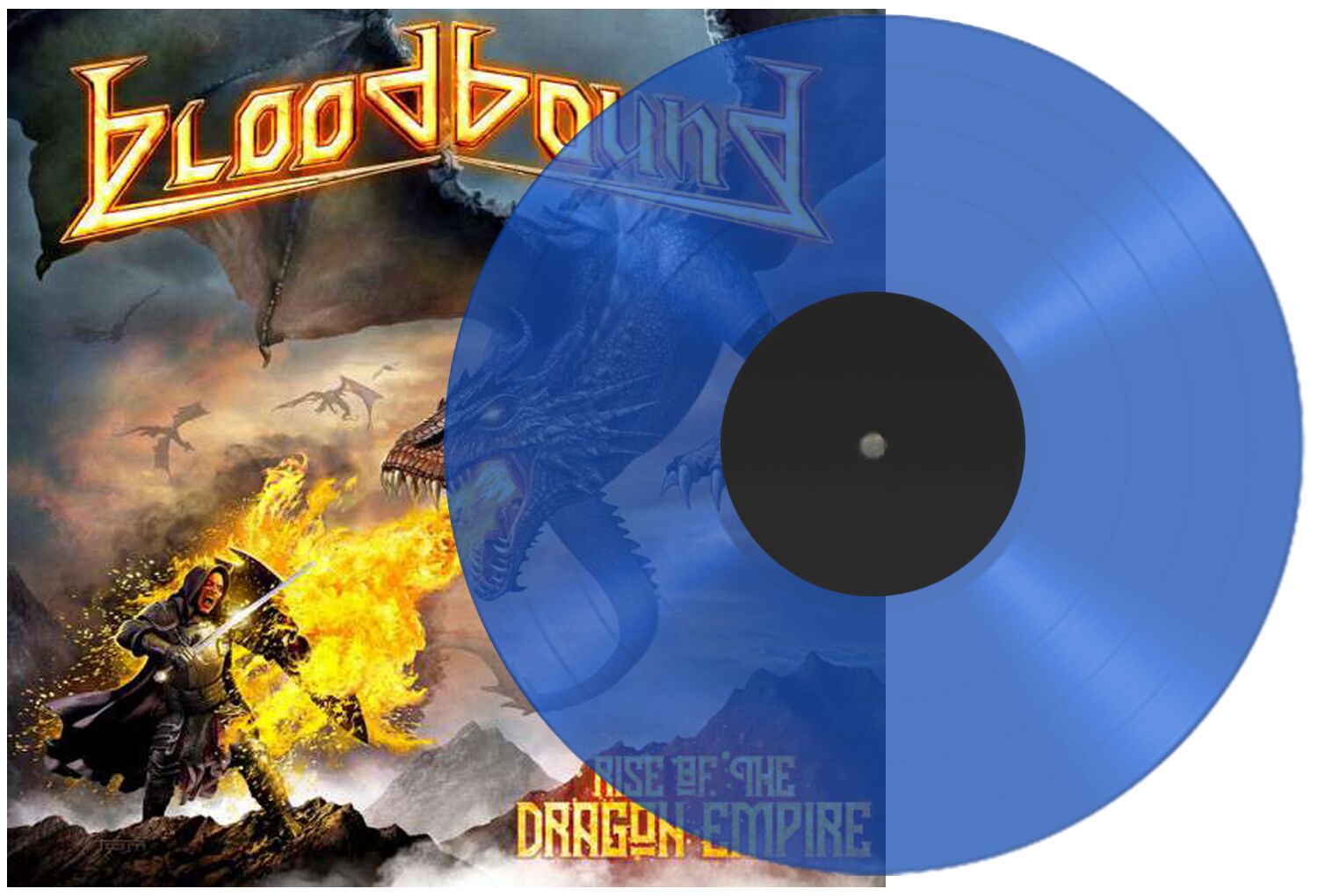 Bloodbound Rise of the Dragon Empire LP blau von Bloodbound