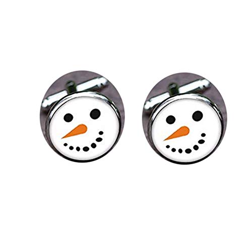 Bloody devil Manschettenknöpfe, Schneemann-Manschettenknöpfe, Krawattennadel, Krawattennadel, Herren-Accessoires, Herren-Geschenke, Schneemann-Geschenke, Schneemann-Schmuck, personalisierte von Bloody devil