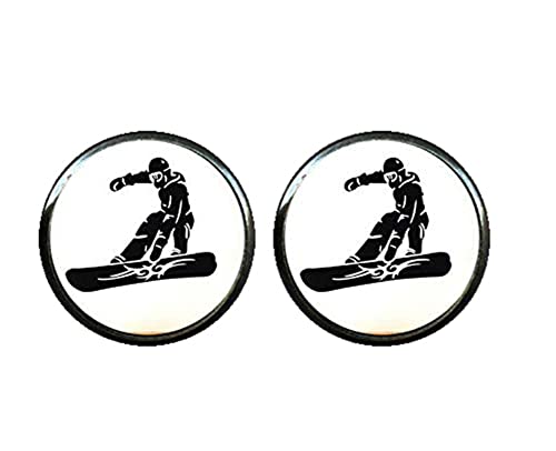 Bloody devil Snowboard Manschettenknöpfe, Snowboard Manschettenknöpfe, Snowboard Manschettenknöpfe, Wintersport Manschettenknöpfe, Snowboard Manschettenknöpfe, Geschenke für Ihn von Bloody devil