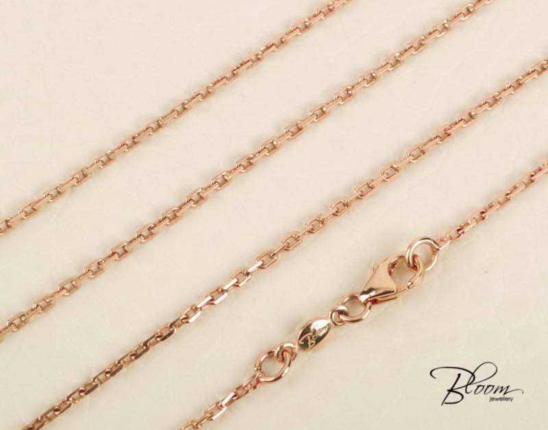 Unisex Rose Gold Kette 14K Durable Halskette Bloomdiamonds von BloomDiamonds