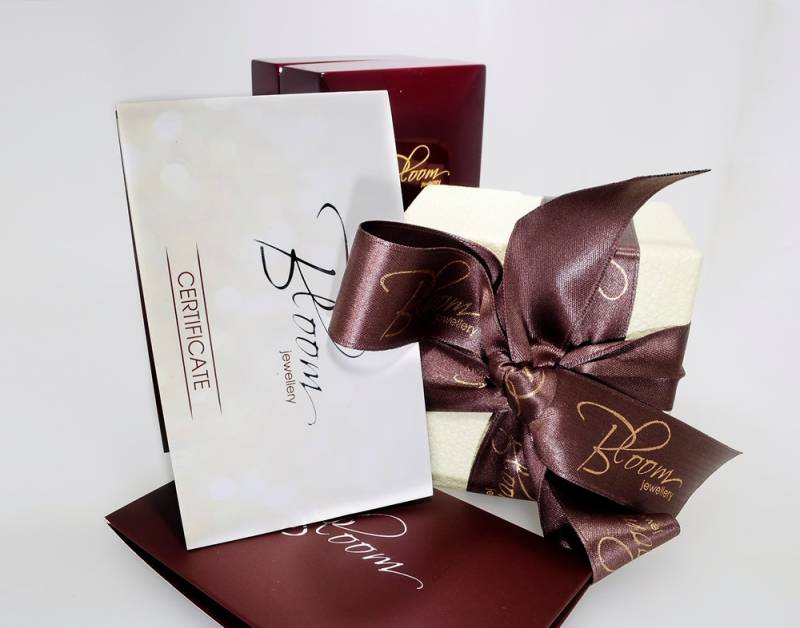 Weißgold Verlobungsring Mit Diamant Stein 18K Bloomdiamonds von BloomDiamonds